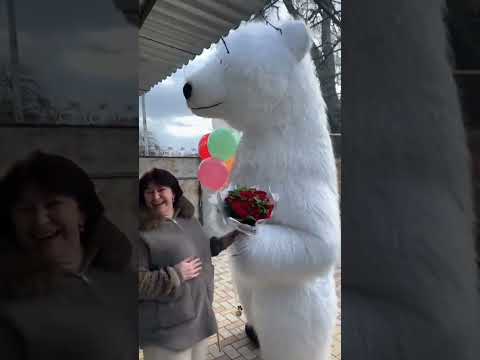 Белый мишка #кмв