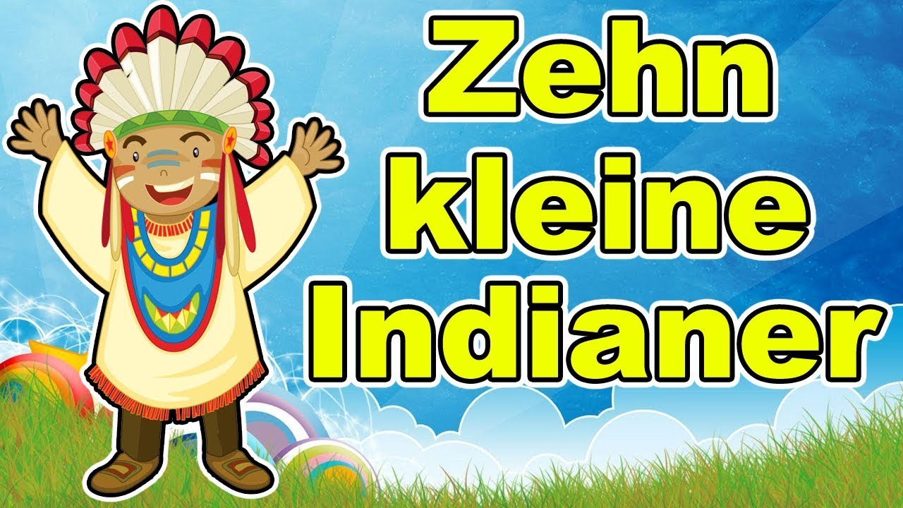 10 kleine Indianer - Kinderreim für Kinder | Zehn kleine Indianer