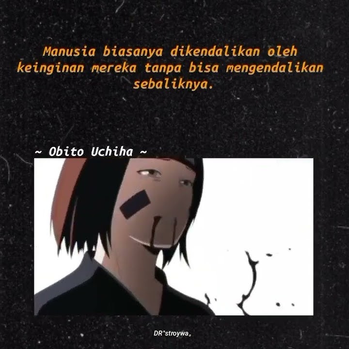 Story wa obita sad || kata kata obito