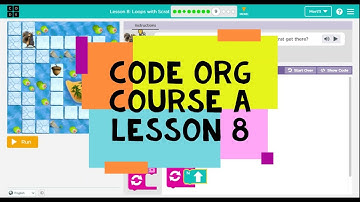Code.org Course A Lesson 8 Loops with Scrat - Code org Lesson 8 - Code org Tutorial for Beginners