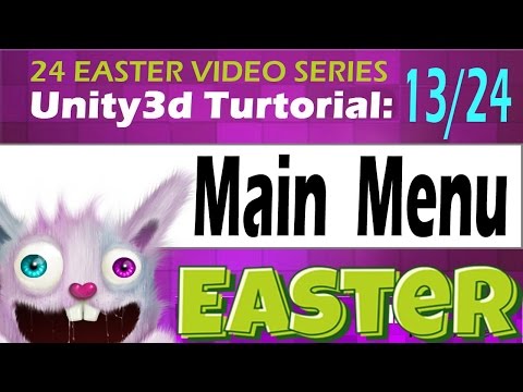 Unity3D Tutorial Main Menu
