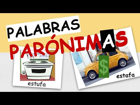 Video: Qué Son Los Parónimos: Definición Y Ejemplos De Palabras