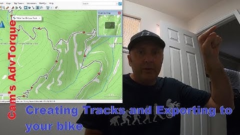 Creating Tracks and Exporting a GPX File for your ride