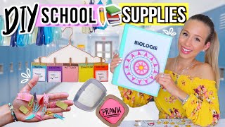 BACK TO SCHOOL DIY SCHOOL SUPPLIES + HACKS 2019 ✏️👀Do It Yourself für Back To School Deutsch