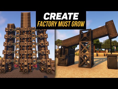 Гайд по Create: The Factory Must Grow 1.18.2 - 1.19.2 Нефть и двигатели.  (minecraft java edition)