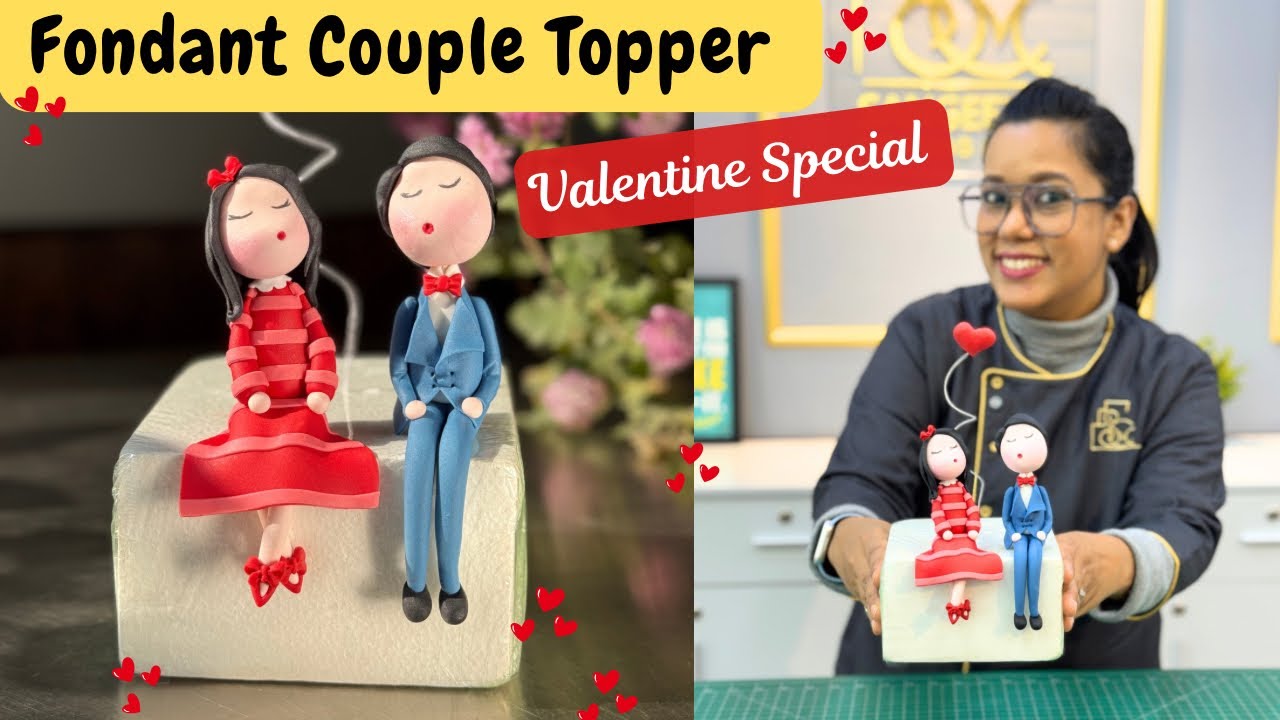 ‼️Милые фигурки парочки ко Дню святого Валентина 🫶🏻🤩|#sangeetascookingmantra #valintinesday #fyp ...