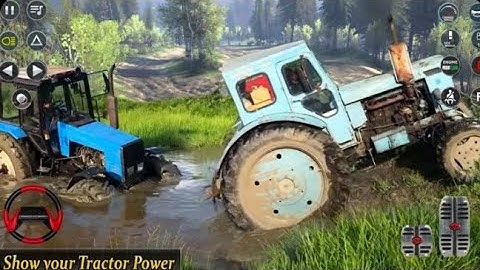Tractor simulator part 1 || gameplay walkthrough - real tractor pulling simulator (android)