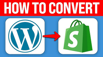 How To Convert Wordpress Website To Shopify (2025) Step by Step