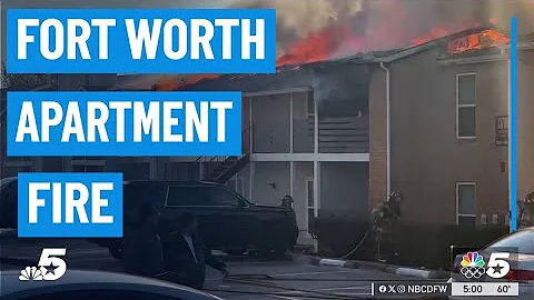 Fort Worth residents displaced after fire destroys apartment  units | NBCDFW