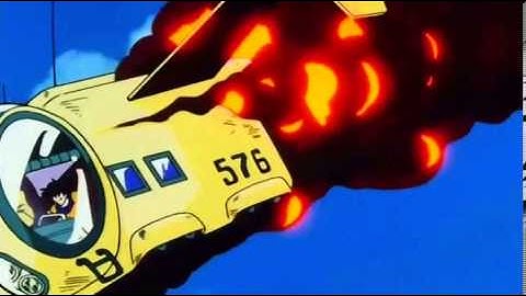 DBZ Scene: 18 Saves the Plane
