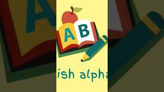 ABCD Alphabets English 🙋 #kidslearning #abcd#kindergarten #preschoollearning