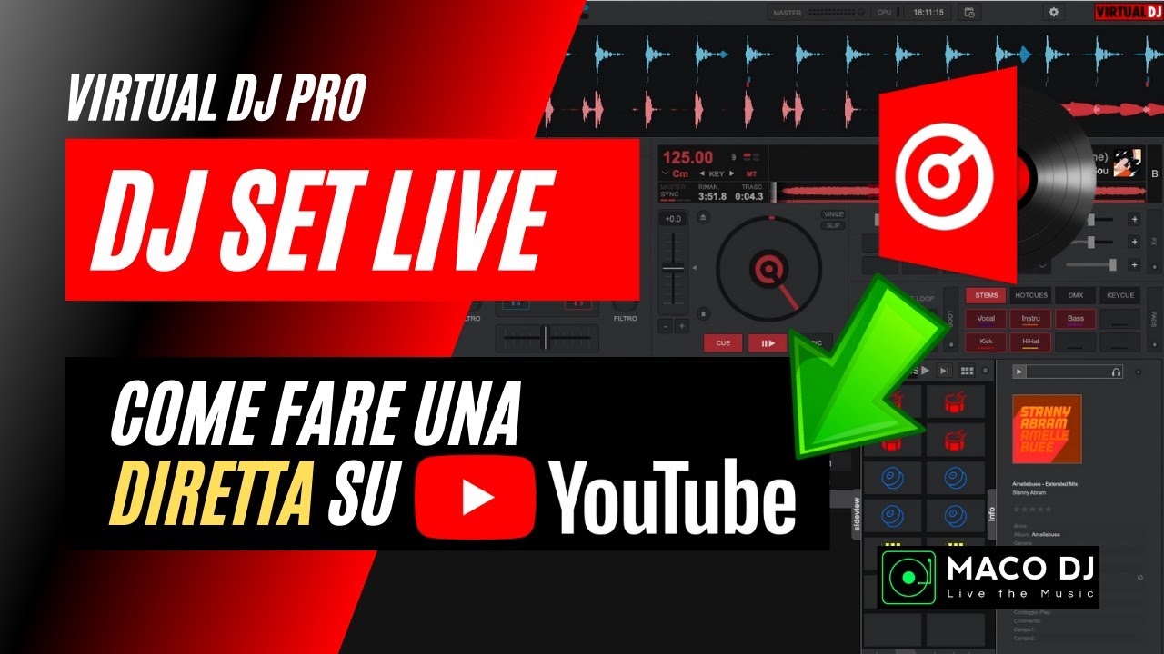 Come fare una diretta da Virtual DJ su Youtube in pochi minuti