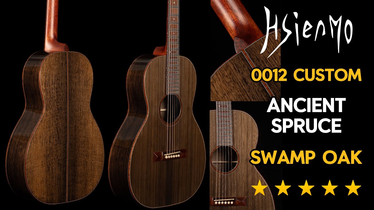 [Official Demo] Hsienmo 00 12 Custom Thousand years Ancient Spruce top + Bog Oak b&s