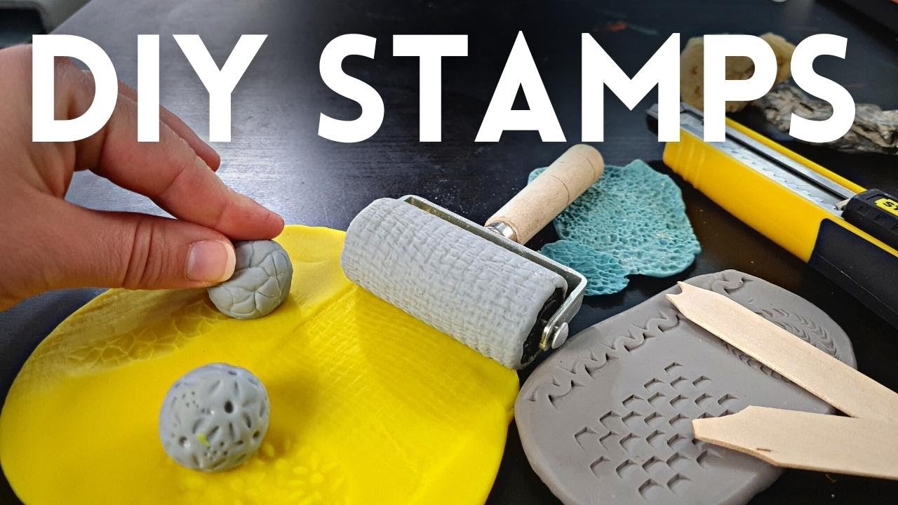 How To Make TEXTURE Stamps For CLAY Sculpting (10 TIPS) YouTube