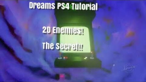 Dreams Ps4 2d enemy tutorial (2d enemy movement)