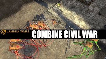 Lambda Wars Gameplay - Combine Civil War!