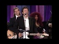 Bruce Springsteen, Chaka Khan and John Fogerty perform "Mustang Sally" at the 1991Induction Ceremony