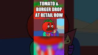 Tomato &amp; Burger Drop At Retail Row #fortnite #shorts