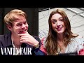 Stranger things charlie heaton  natalia dyer take lie detector tests  vanity fair