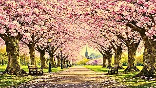 Spring Cherry Blossom in The Meadows, Edinburgh | Peaceful Spring Walk