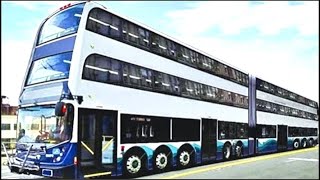 GIGANTES DE LAS CARRETERAS  15 Autobuses Más Grandes Del Mundo