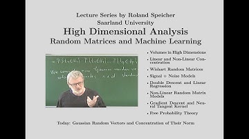 RM+ML: 4. Gaussian Random Vectors and Concentration of Their Norm