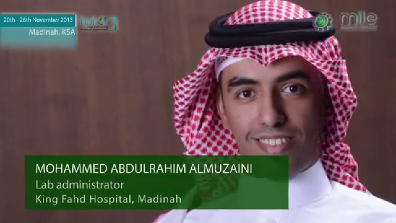 Mohammed Abdulrahim Almuzaini HPHO3 Alumni