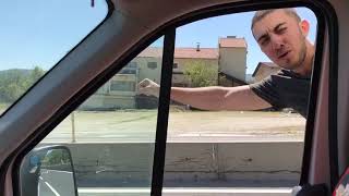 Otobanda Uçan Adam Yol Sordu