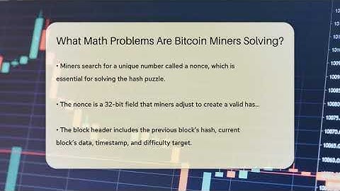 What Math Problems Are Bitcoin Miners Solving? - CryptoBasics360.com
