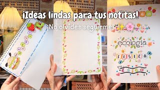 ε(´•᎑•`)っ  ¡Copia éstas ideas en tus apuntes!