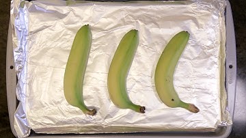 How to ripen a banana in 5 minutes