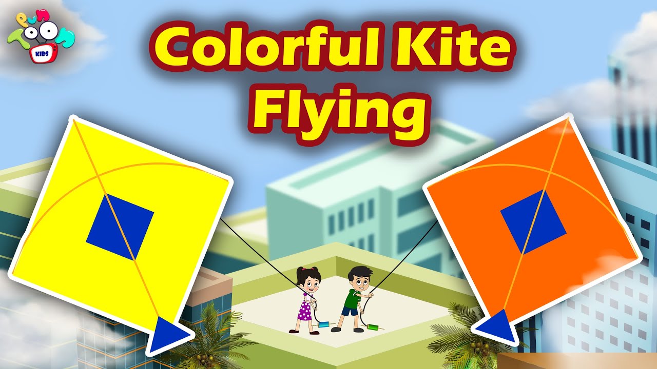 Colorful Kite Flying | Makar Sankranti Special | English Animated Stories |  English Cartoon Stories - YouTube