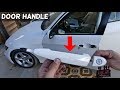 HOW TO REMOVE OR REPLACE EXTERIOR DOOR HANDLE ON BMW E90 E91 E92 E93