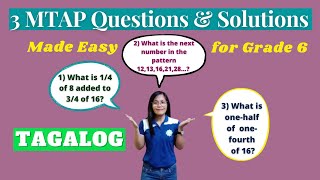 3 MTAP WORD PROBLEMS - Made Easy for GRADE 6-TAGALOG - LEARN WITH TEACHER MATHRIX