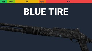 XM1014 Blue Tire - Skin Float And Wear Preview