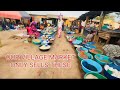 African village market village