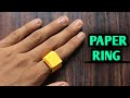 How to make a paper ring - origami paper ring | paper crafts |