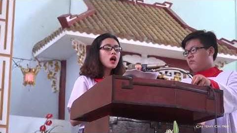 Giáo Lý Viên GX Thiên Ân hát lễ ta ơn chia tay Cha chánh xứ Giuse Lê Hoàng.