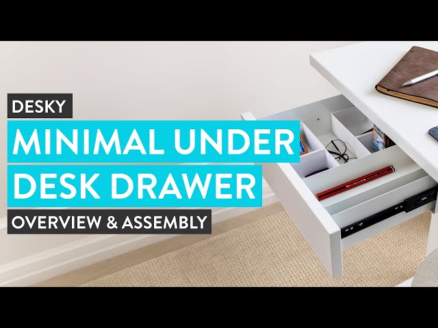 Draw Insert Desk How To Install A Drawer Under A Desk