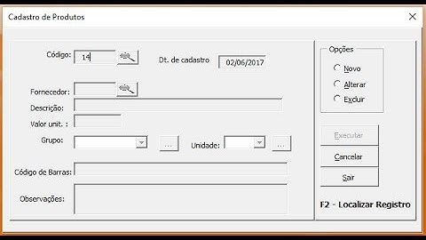 CONTROLE DE ESTOQUE E CADASTRO DE CLIENTES (Link para Download na Descrição)