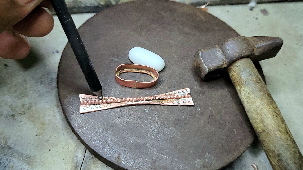 How to make copper wire ring ! Copper ring making process - YouTube