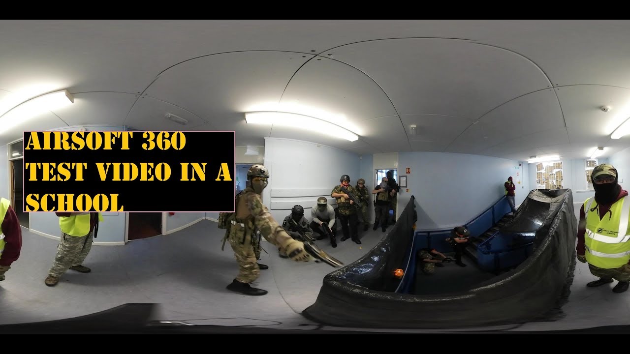 The Area 58 Airsoft school site using a 360 camera , First and Only