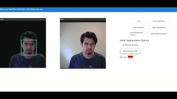 Mediapipe GSOC 2021 Demo: Face Detection and Selfie Segmentation