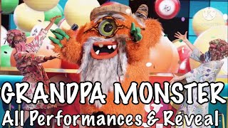 Grandpa Monster - All Performances & Reveal | Masked Singer Season 5