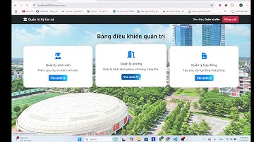 Demo ứng dụng quản lý ký túc xá ( Học phần lập trình hướng đối tượng )