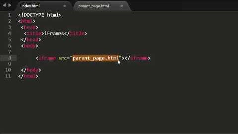 HTML Tutorials - 46 - iframes