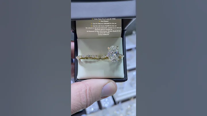 Center Stone Over 5 carat (D VVS2) Oval Shaped #labgrowndiamond #ovaldiamond