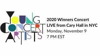 Young Concert Artists Live Stream