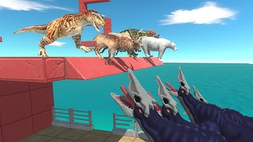 Jump Over Giant Skull Crawler - Animal Revolt Battle Simulator