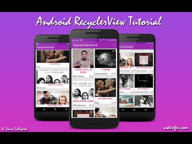 android retrofit recyclerview tutorial